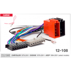 ISO - Переходник для магнитол (питание + акустика): CARAV 12-108: CHRYSLER 1979-2001 (select models) / DODGE 1978-2001 (select models) / JEEP 1984-2001 (select models) 