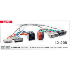 ISO - Переходник для магнитол (питание + акустика): CARAV 12-208: CHRYSLER 1979-2001 (select models) / DODGE 1978-2001 (select models) / JEEP 1984-2001 (select models)