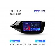 Магнитола Teyes CC2 Plus 6-128 Kia CEED 2 JD 2012-2018 9.0"