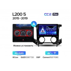 Магнитола Teyes CC2 Plus 4-64 Mitsubishi L200 5 2015-2019-Manual air conditioning (A) 9.0"