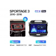 Магнитола Teyes CC2 Plus 3-32 Kia Sportage 3 SL 2010-2016 9.0" (B)