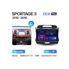 Магнитола Teyes CC2 Plus 6-128 Kia Sportage 3 SL 2010-2016 9.0" (C)
