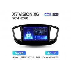 Магнитола Teyes CC2 Plus 3-32 Geely Emgrand X7 2014-2020 9.0"