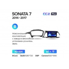 Магнитола Teyes CC2 Plus 3-32 Hyundai Sonata 7 LF 2014-2017 (B) 9.0"