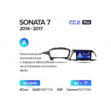 Магнитола Teyes CC2 Plus 4-64 Hyundai Sonata 7 LF 2014-2017 (A) 9.0"