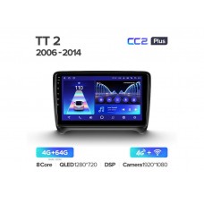 Магнитола Teyes CC2 Plus 4-64 Audi TT 2 2006-2014 9.0"