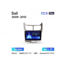 Магнитола Teyes CC2 Plus 3-32 Chevrolet Sail 2009-2013 9.0"