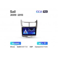 Магнитола Teyes CC2 Plus 4-64 Chevrolet Sail 2009-2013 9.0"