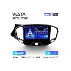 Магнитола Teyes CC2 Plus 4-64 LADA Vesta Cross Sport 2015-2019 9.0"