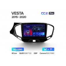 Магнитола Teyes CC2 Plus 6-128 LADA Vesta Cross Sport 2015-2019 9.0"