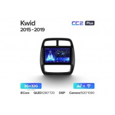 Магнитола Teyes CC2 Plus 3-32 Renault KWID 2015-2019 9.0"