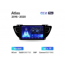 Магнитола Teyes CC2 Plus 3-32 Geely Atlas NL-3 2016-2020 9.0"