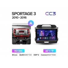 Магнитола Teyes CC3 3-32 Kia Sportage 3 SL 2010-2016 9.0" (A)