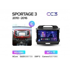 Магнитола Teyes CC3 6-128 Kia Sportage 3 SL 2010-2016 9.0" (С)