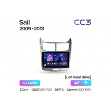 Магнитола Teyes CC3 6-128 Chevrolet Sail 2009 — 2013 9.0"