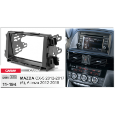 ПЕРЕХОДНАЯ РАМКА ДЛЯ УСТАНОВКИ АВТОМАГНИТОЛЫ CARAV 11-194: 2 DIN / 173 x 98 mm / 178 x 102 mm / MAZDA (6), Atenza 2012-2015; CX-5 2012-2017