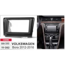 ПЕРЕХОДНАЯ РАМКА ДЛЯ УСТАНОВКИ АВТОМАГНИТОЛЫ CARAV 11-392: 2 DIN / 173 x 98 mm / 178 x 102 mm / VOLKSWAGEN Bora 2012-2016