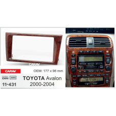 ПЕРЕХОДНАЯ РАМКА ДЛЯ УСТАНОВКИ АВТОМАГНИТОЛЫ CARAV 11-431: OEM - 177 x 98 mm / TOYOTA Avalon 2000-2004