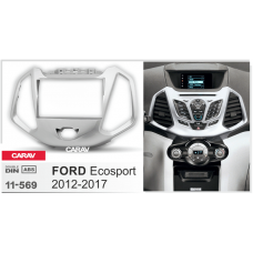 ПЕРЕХОДНАЯ РАМКА ДЛЯ УСТАНОВКИ АВТОМАГНИТОЛЫ CARAV 11-569: 2 DIN / 173 x 98 mm / FORD Ecosport 2012-2017