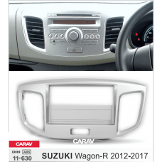 ПЕРЕХОДНАЯ РАМКА ДЛЯ УСТАНОВКИ АВТОМАГНИТОЛЫ CARAV 11-630: 1 DIN / 182 x 53 mm / SUZUKI Wagon-R 2012-2017 