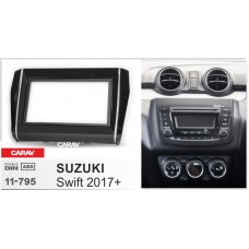 ПЕРЕХОДНАЯ РАМКА ДЛЯ УСТАНОВКИ АВТОМАГНИТОЛЫ CARAV 11-795: 2 DIN / 173 x 98 mm / 178 x 102 mm / SUZUKI Swift 2017+ 