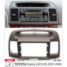 ПЕРЕХОДНАЯ РАМКА ДЛЯ УСТАНОВКИ АВТОМАГНИТОЛЫ CARAV 22-020: 9" / 230:220 x 130 mm / TOYOTA Camry (ACV30) 2001-2006 