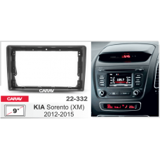 ПЕРЕХОДНАЯ РАМКА ДЛЯ УСТАНОВКИ АВТОМАГНИТОЛЫ CARAV 22-332: 9" / 230:220 x 130 mm / KIA Sorento (XM) 2012-2015