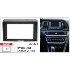 ПЕРЕХОДНАЯ РАМКА ДЛЯ УСТАНОВКИ АВТОМАГНИТОЛЫ CARAV 22-375: 9" / 230:220 x 130 mm / HYUNDAI Sonata 2018+