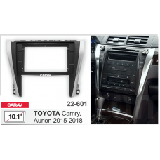 ПЕРЕХОДНАЯ РАМКА ДЛЯ УСТАНОВКИ АВТОМАГНИТОЛЫ CARAV 22-601: 10.1" / 250:241 x 146 mm / TOYOTA Camry, Aurion 2015-2018 