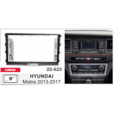 ПЕРЕХОДНАЯ РАМКА ДЛЯ УСТАНОВКИ АВТОМАГНИТОЛЫ CARAV 22-623: 9" / 230:220 x 130 mm / HYUNDAI Mistra 2013-2017