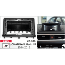 ПЕРЕХОДНАЯ РАМКА ДЛЯ УСТАНОВКИ АВТОМАГНИТОЛЫ CARAV 22-835: 9" / 230:220 x 130 mm / CHANGAN Alsvin V7 2014-2018 