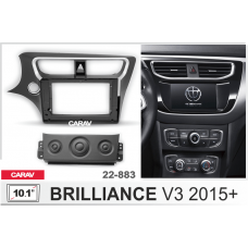 ПЕРЕХОДНАЯ РАМКА ДЛЯ УСТАНОВКИ АВТОМАГНИТОЛЫ CARAV 22-883: 10.1" / 250:241 x 146 mm / BRILLIANCE V3 2015+