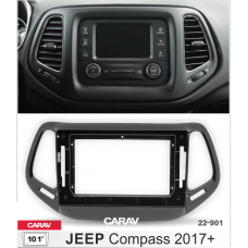 ПЕРЕХОДНАЯ РАМКА ДЛЯ УСТАНОВКИ АВТОМАГНИТОЛЫ CARAV 22-901: 10.1" / 250:241 x 146 mm / JEEP Compass 2017+